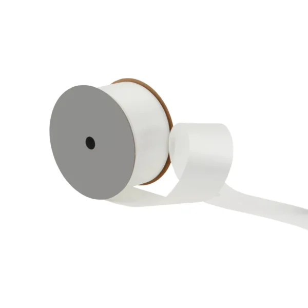 Satin Fabric Ribbon White - Spritz™: Polyester Gift Ribbon for Birthday & Easter, 9ft x 1.5in