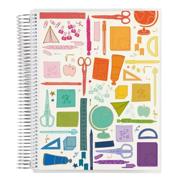 erin condren 12 Month Teacher Lesson Planner School Supplies